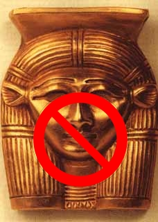 Hat-Hor = Isis Golden Calf-mask